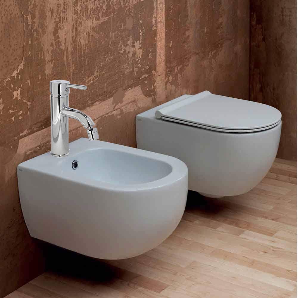 Vetrineinrete® Rubinetto bidet moderno con beccuccio orientabile miscelatore monocomando ottone cromato 69014 D1