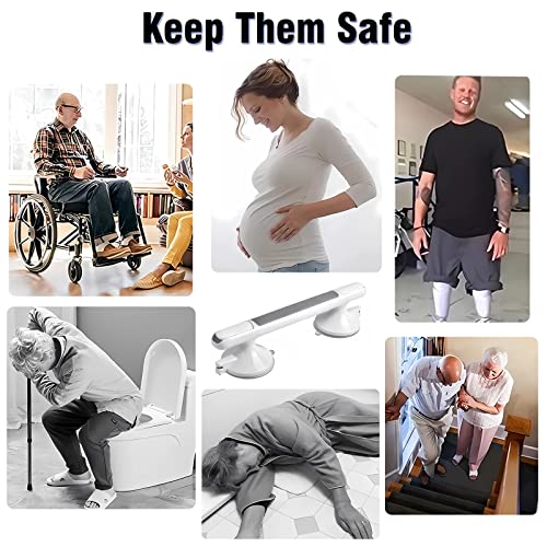 Zxlozxly Shower Handle, 12 Inch Handicap Grab Bars For Bathtubs And Showers, Suction Cup Shower Handle For Elderly, Balance Assist Safety Bath Handle Bathroom Balance Bar (1 Pack) #TOP5