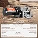 VEVOR Electric Winch, 4000 lb Line Pull Capacity, 12V DC ATV/UTV Winch with Φ3/16 in x 39 ft 7 Strands Steel Cable Roller Fairlead Wireless & Wired Remote Control, IP55 Waterproof for Towing UTV ATV