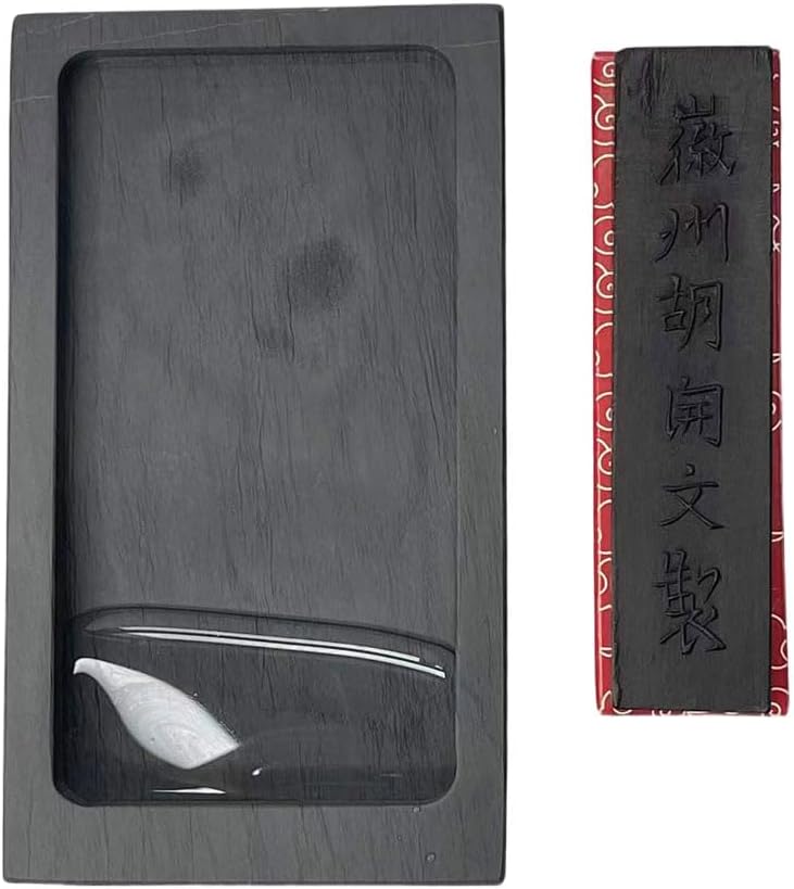 Easyou 中国書道 天然石 ルオウェンストーン 5インチ