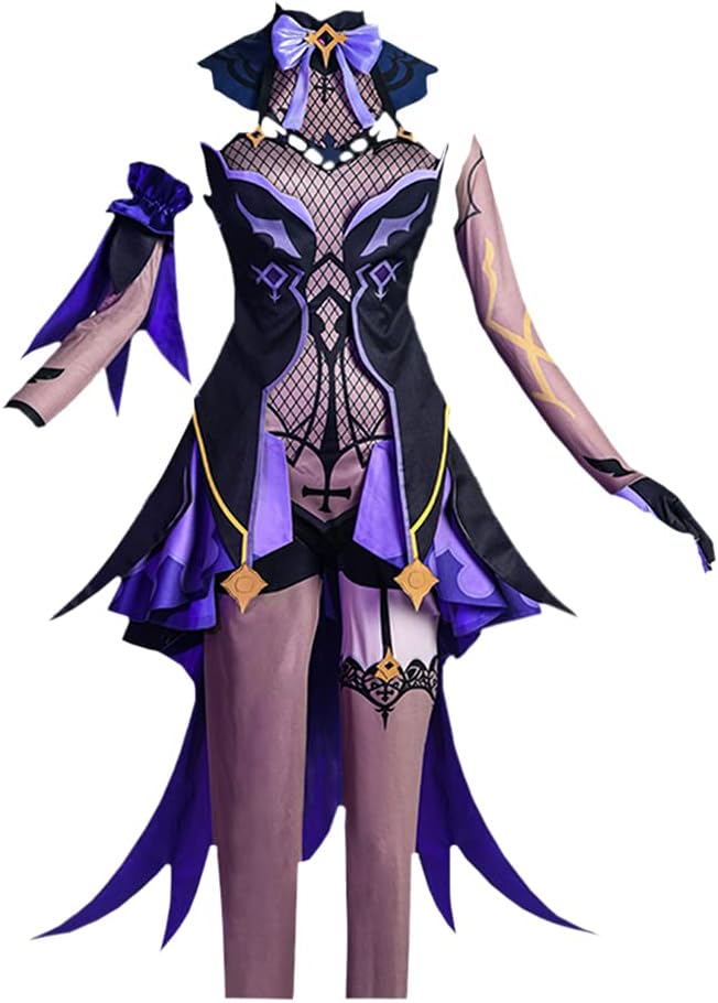 Game Genshin Impact Cosplay Costume Fischl Dress
