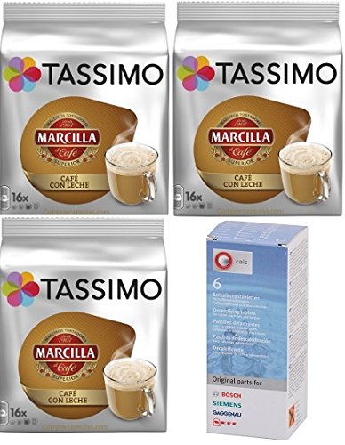 Tassimo Marcilla Cafe Con Leche Coffee Pods X16  Pack Of 10 Total 160 Pods~p137966204 - View #2