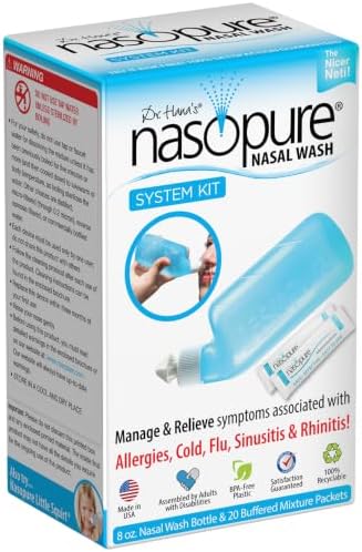 DR HANA'S NASOPURE System Kit with 8 Ounce Bottle