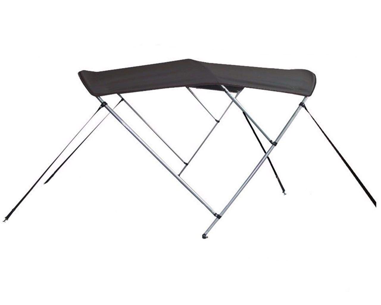 7.6 oz Charcoal Grey 3 Bow Boat Bimini TOP Sunshade Super Sport Edition Compatible for Grady White Adventure 208 WAC 2002-2016