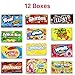 Movie Theater Candy Variety Pack - 12 Large Movie Candy Boxes Variety Pack Bulk