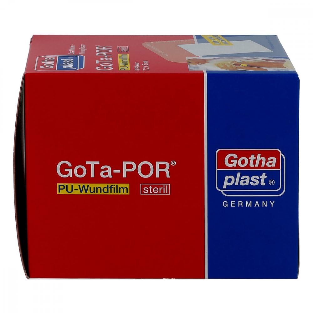 Gota-por Pu Wundfilm 7,2x5 cm steril Pflaster 50 stk