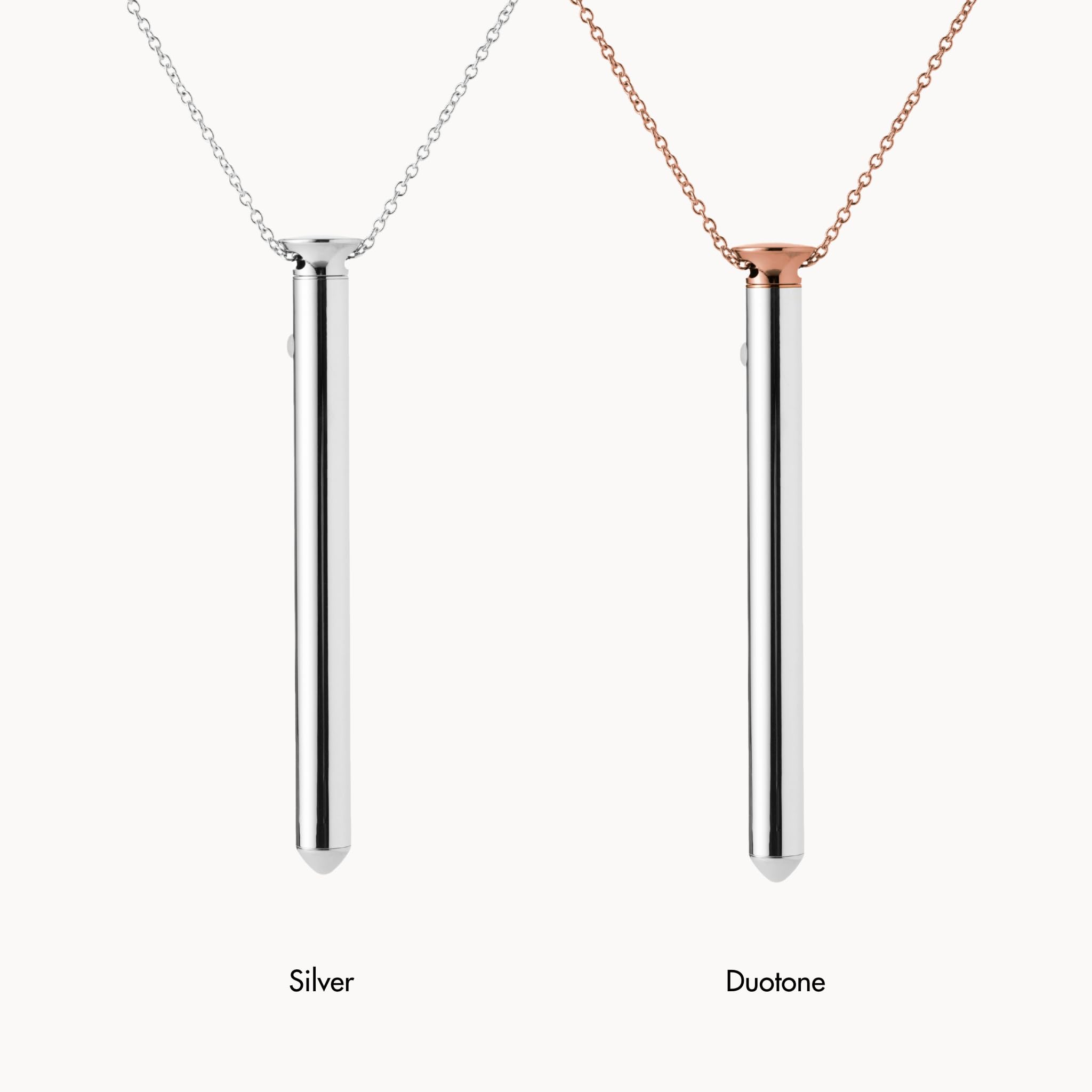 Crave - Vesper Vibrator Necklace Adult Toy Silver
