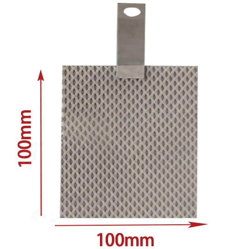 Platynowa elektroda siatkowa do profesjonalnej elektrochemii – dostępne opcje 100 mm x 50 mm(100x100mm(No handle))