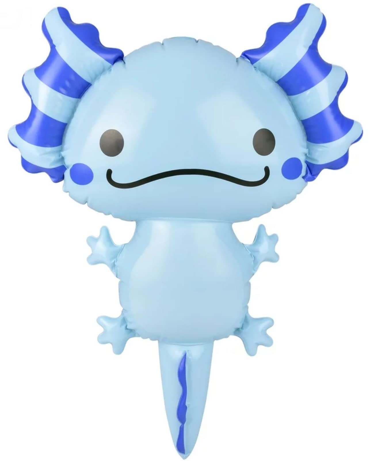 Leyndo 6 Pcs 24 Inch Inflatable Axolotl Pool Toys PVC Colorful