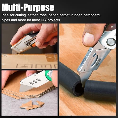 image for Romeda 100 Pcs Utility Knife Blade, SK5 High Carbon Steel Box Cutter B