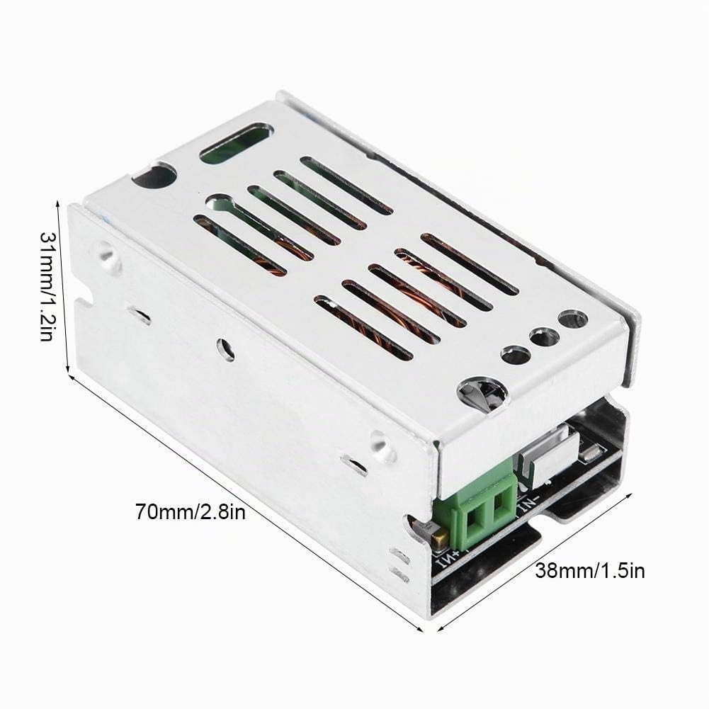 Boost Converter, Einstellbare DC-Spannungswandler Step-Down-Wandler, Leistungstransformatoren, Eingang 10-90V, Ausgang 2-60V, 70x38x31mm