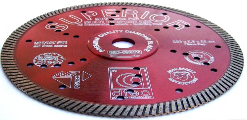 D-Tec Drb-06Mps 6-Inch Superior Turbo Diamond Blade #TOP1