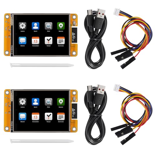 AOICRIE 2.8 inch ESP32 Display ESP32 Development Board ESP32-2432S028R WiFi Bluetooth Resistive Touch Screen 240X320 Smart Display TFT LCD Module ILI9341 Driver