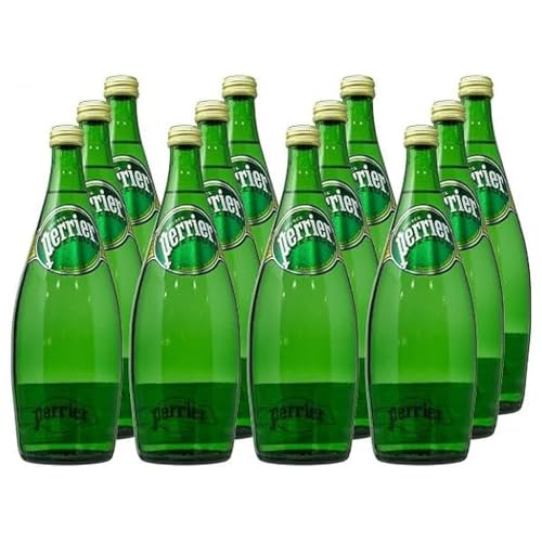 Acqua Perrier | Acqua Minerale Naturale Frizzante | Vetro Con Tappo Richiudibile | 330 Ml X 24 Bottiglie | Francia | Cocktails