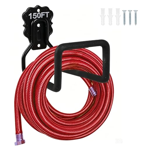 PeoMev Metal Garden Hose Holder - Heavy Duty Hose...