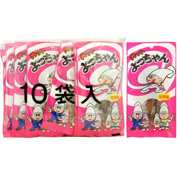 Amazon | よっちゃん食品工業 カットよっちゃん甘辛味 20g×10袋