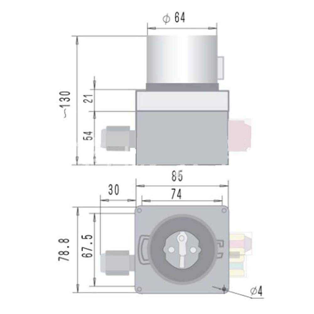HCK3T 250V 13/6A Étanche câblé Interrupteur à Bouton-poussoir ON OFF Interrupteurs électromagnétique D'arrêt D'urgence Boutons pour Machines-Outils de équipement