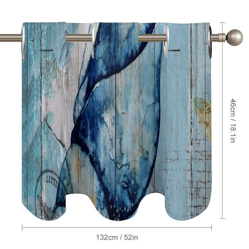 Cortinas con cenefa para cocina que visten tus ventanas con diseño de mar 6