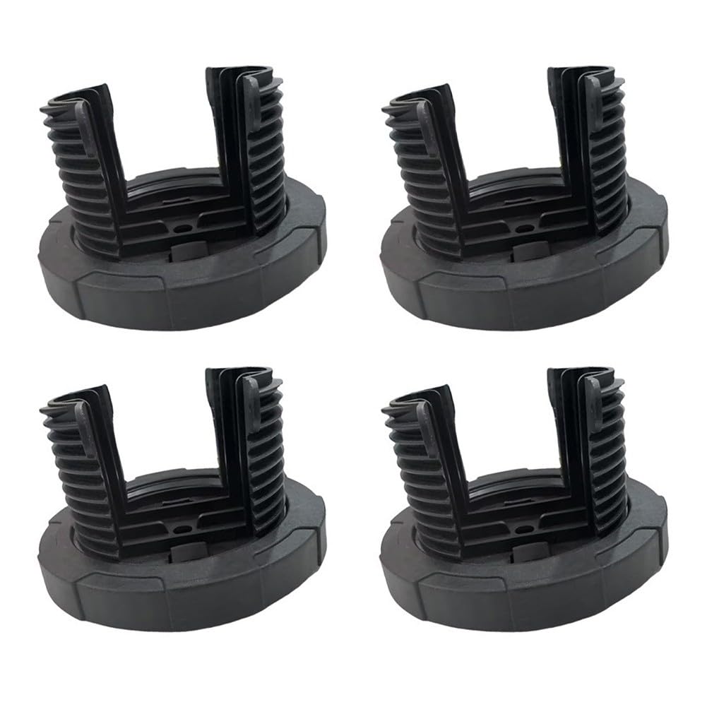 Soporte de vigueta ajustable para terrazas y suelos, pedestal de plástico con canales de drenaje, 15-50 mm de altura, negro, paquete de 4
