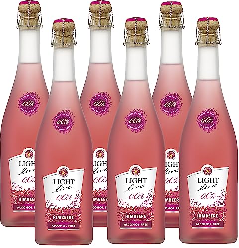LIGHT live alkoholfrei 0,0% Sparkling Himbeere (6 x 0,75 l)
