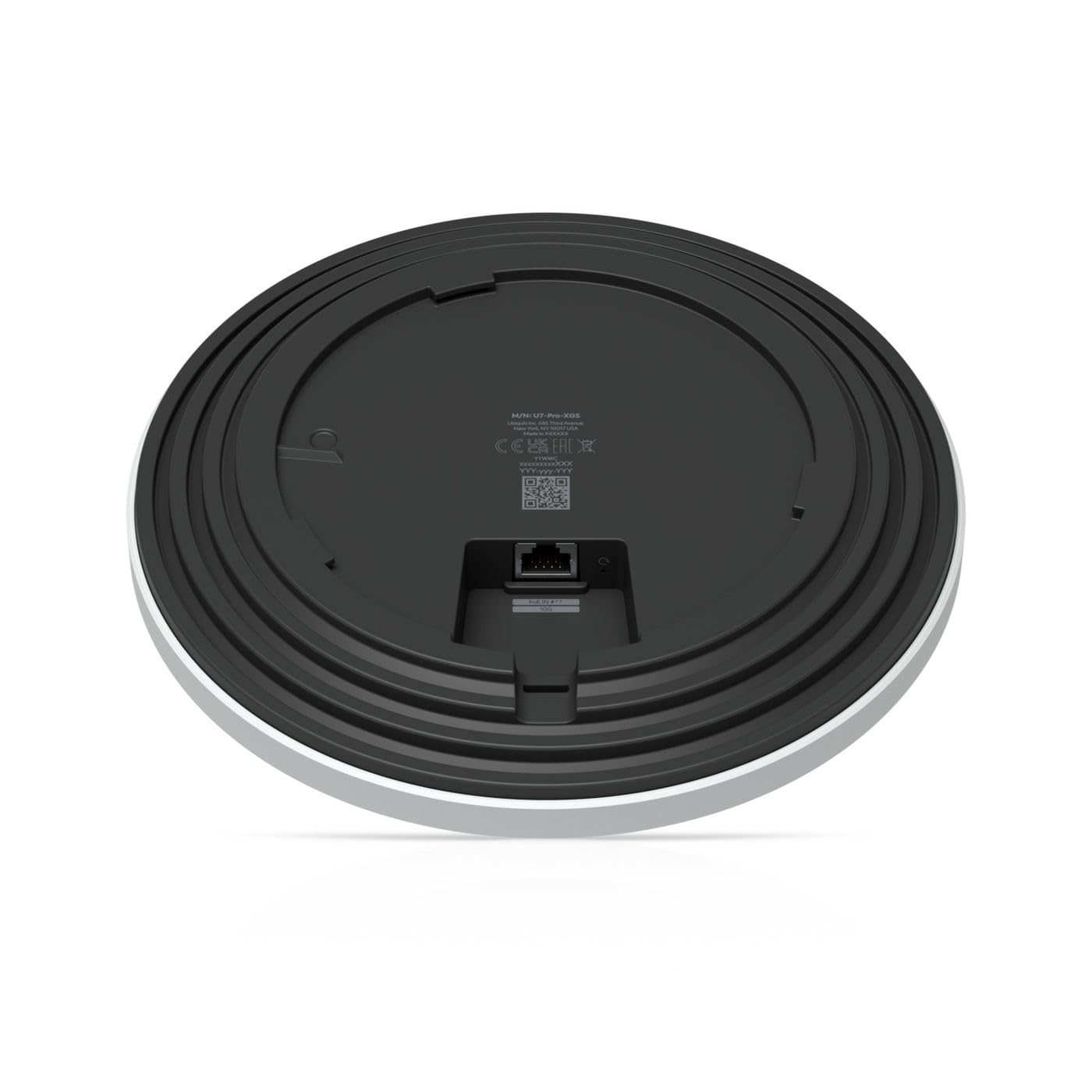 Access Point WiFi 7 da Soffitto, Tri-Band 2.4/5/6 GHz, PoE++, 10GbE, Fino a 8.6 Gbps, 500+ Client, 215x215x32.5mm