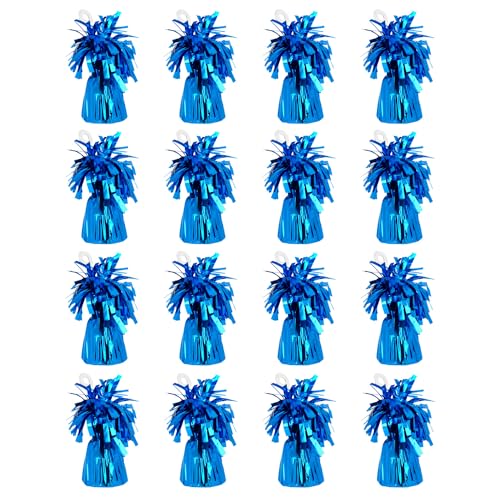 Boland - Peso para balões com lâmina metálica, 16 peças, 160-180 g, pesos para balões, para balões e balões de hélio, 10248261-16