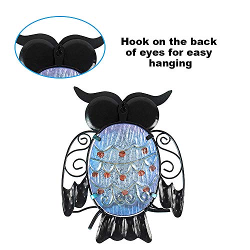 LIFFY Gufo del metallo della decorazione della