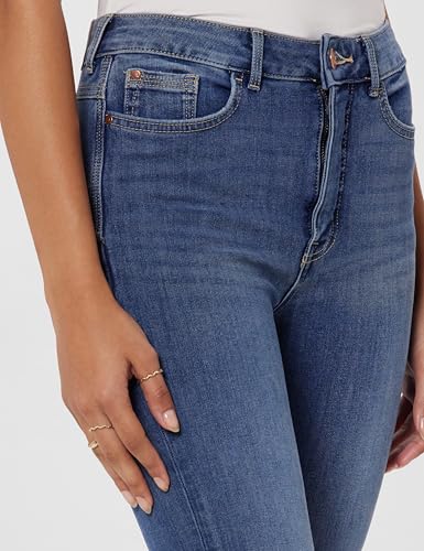 Image of Marks & Spencer Womens Light Wash High Rise Skinny Fit Jeans