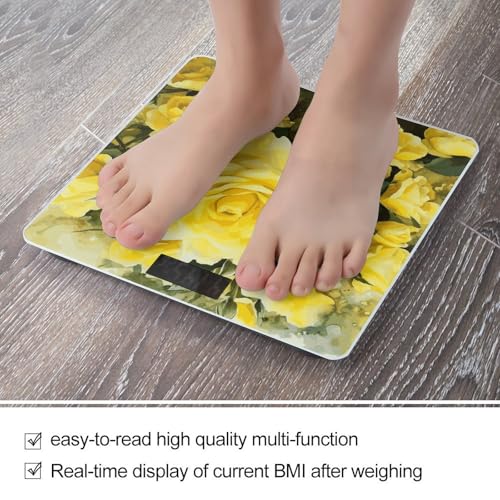 Báscula digital de baño con plataforma de vidrio templado miniatura 5