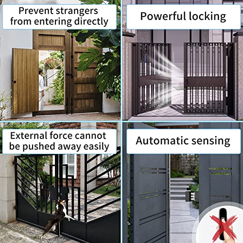 Automatic Electric Gate Lock For Dc 12/24V Swing Gate Opener Gate, Single Double Gate Operator System Device Safe Security Gate Lock, Automatic Gate Lock With Control Board For Multi Gate Door #TOP5