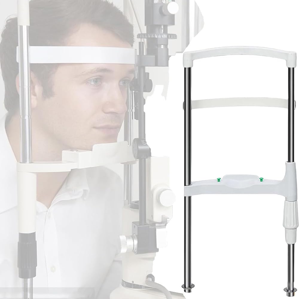 Wspornik na czoło treningowe typu H, akcesoria do optometrii podbródka, odległość podnoszenia 0-95 mm, optyczna podpórka pod brodę, do sklepów optycznych, centrum pielęgnacji wzroku
