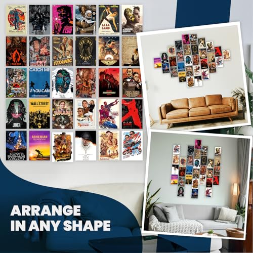 Image of Wallgasm Hollywood Movie Posters - Set of 30, 4x6 Inches Posters | Poster Set For Room, Wall Art for Bedroom, Gym, Office