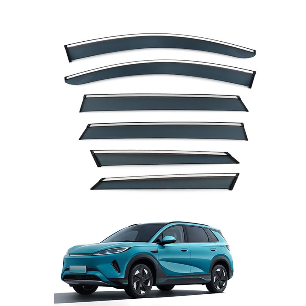AMHVMU 4pcs Set Wind Deflectors, for BYD Sealion 05 EV 2025-2027