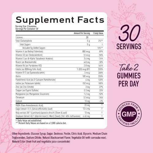 Image of Menopause Support Gummies, Hormone Balance for Hot Flashes & Night Sweats