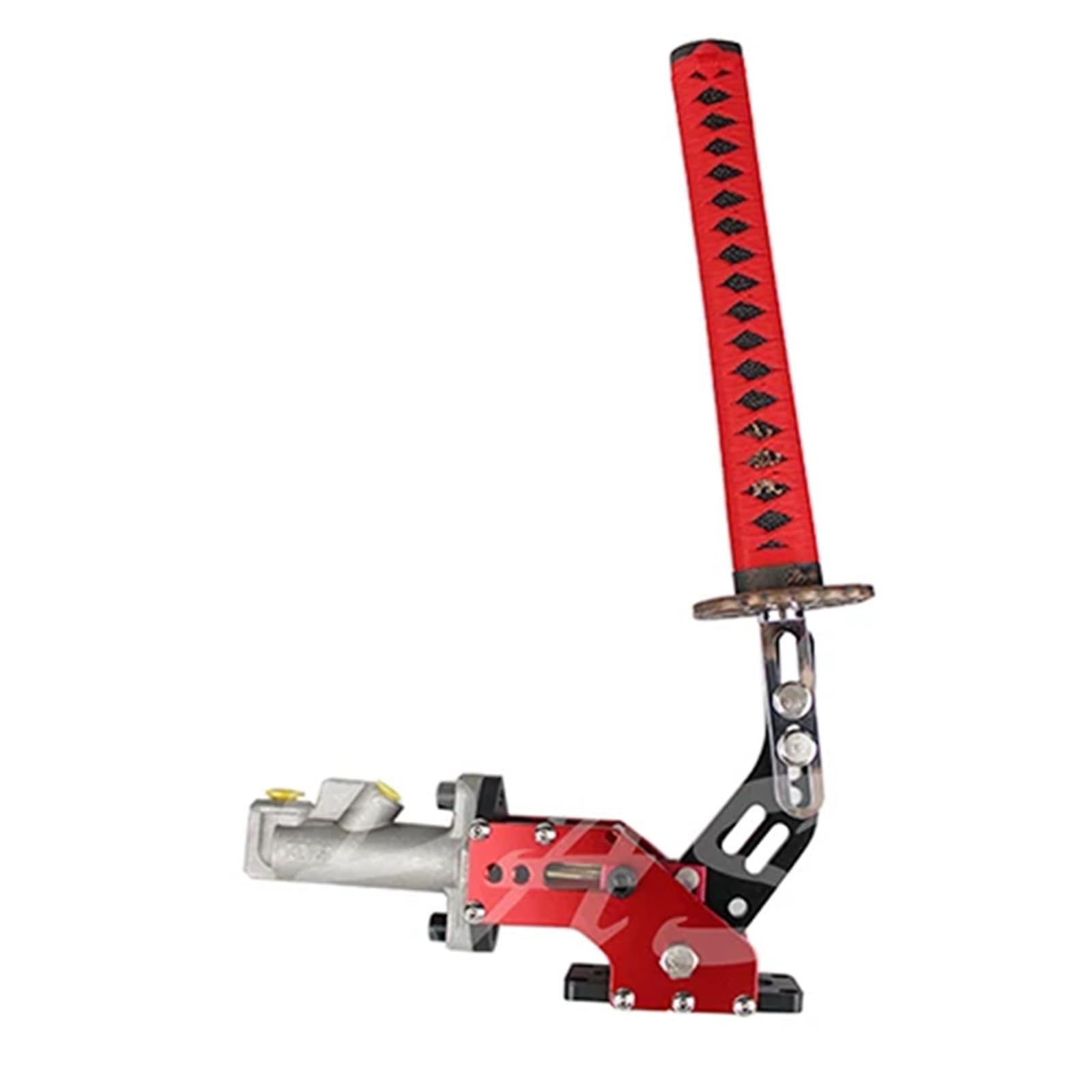 Uniwersalny samochód stylowy wyścigowy hydrauliczny hamulec ręczny Samurai Sword hamulec ręczny Drift hydrauliczny hamulec ręczny RS-HB915(Red)