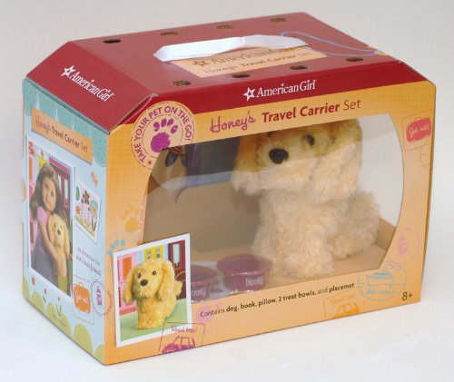 NEW American Girl DOG Travel Carrier Set Pet on the Go Honey