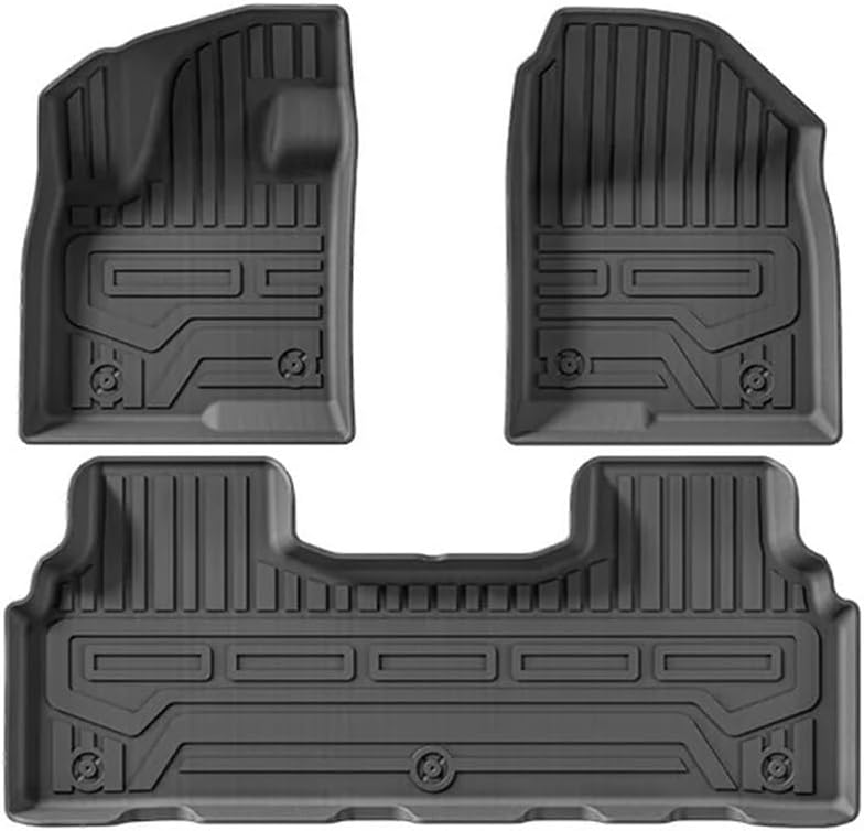 Car Floor Mat Trunk Pad Compatible for Beijing BAIC BJ30 Carpet TPE Cargo Liner All Weather Mats Backrest(3PC Floor Mat)