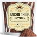 Ancho Chile Powder 10 oz Premium Single Ingredient From Mexico El Molcajete Brand for Sauces, Salsa, Pasta, Chili, Meat, Pizza, Potatoes, Vegetables, Soups, Stews , Chicken and BBQ