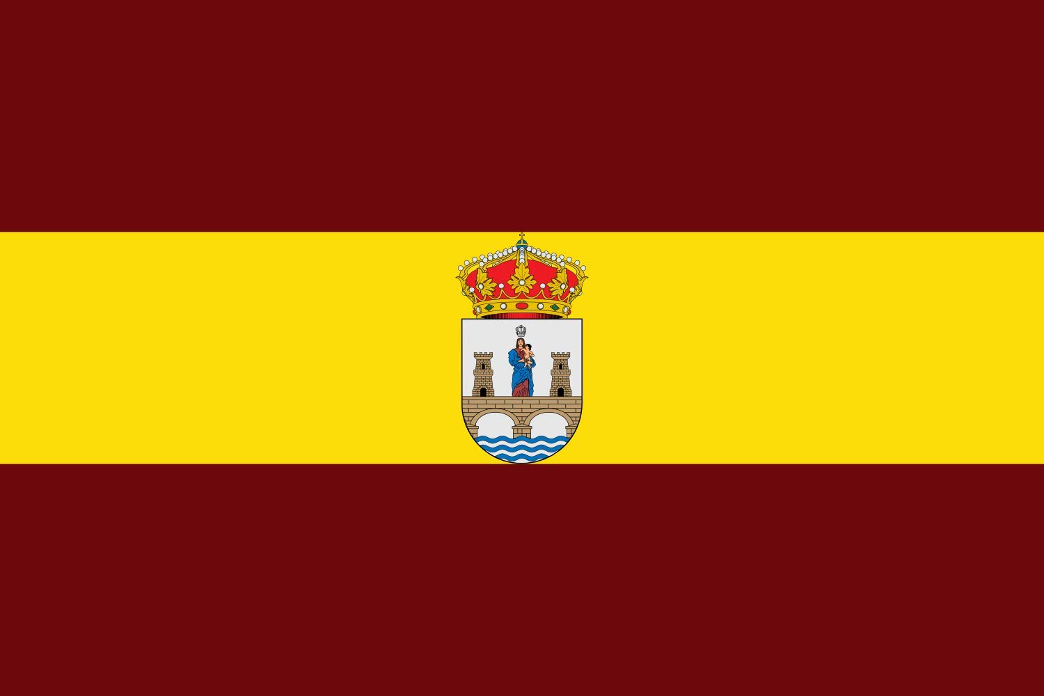 Drapeau large Benavente rectangulaire grand format pour mât