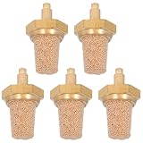 5 Pezzi Ugello Filtro M5 in Ottone per Macchina Fumo, Silenziatore