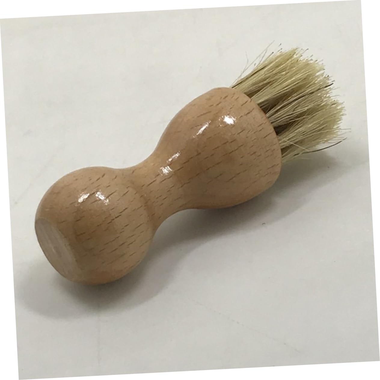 2 Piezas Cepillo De Pelo De Cerdo De Haya Unidades Multifuncional Hogar Cepillo para Limpiar Zapatos para Lustrar Zapatos