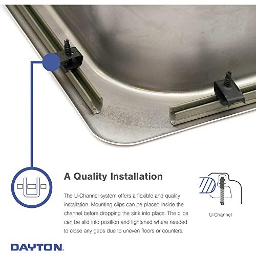 Image of Elkay D125213 Dayton Single Bowl Drop-in Stainless Steel Sink 25 x 21