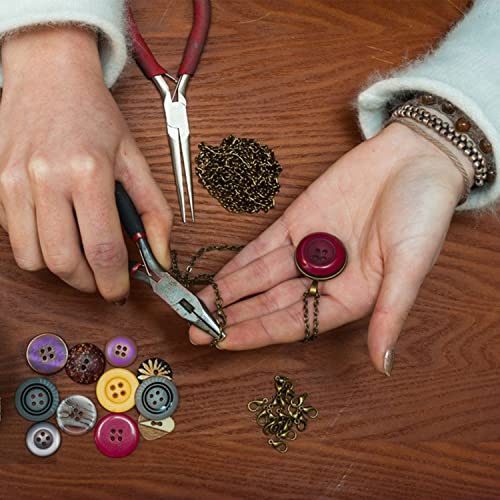 Jump Rings Kit With 1400 Pcs Open Jump Rings And 30 Pcs Lobster Clasps, 6 Sizes O Ring Connectors Metal Open Jump Rings For Jewelry Making Connectors And Necklace Repair (Bronze) #TOP3