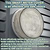Smart Meter Cover,Electric Meter Cover Shield, Farday Cage Protection RF Shield Guard Block 5G with Adjustable Bottom Meter Cover
