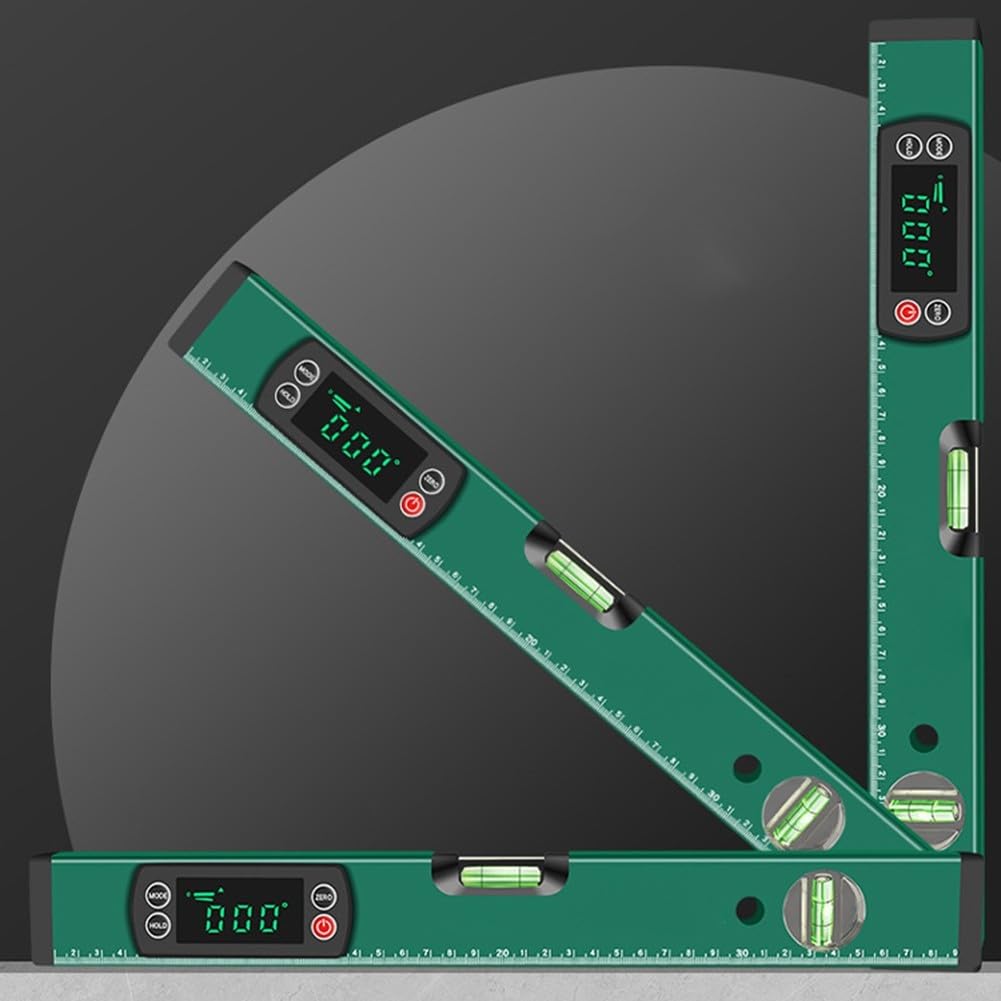 Regla de nivel digital de 400 mm con la base magnética de retención de datos de la pantalla LED para tareas de la carpintería de la construcción