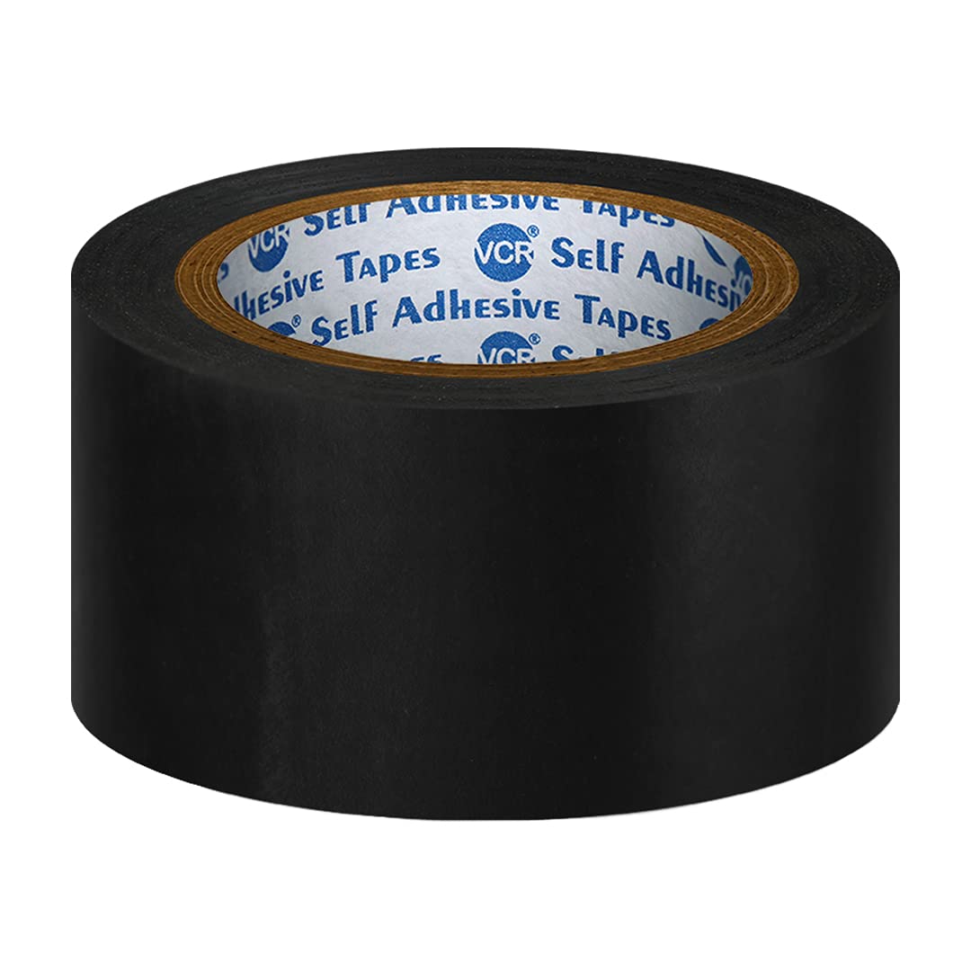 VCR Black Floor Marking Tape - 18 Meters in Length 48mm / 02" Width - 1 Roll Per Pack - Waterproof Social Distancing lane Marking Tape for Safety, Hazard and Caution Warnings (B07RVFTWYY) Amazon Price History, Amazon Price Tracker