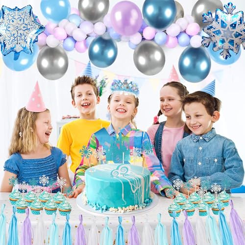 Meerjungfrau-Thema Tiara Diademe für Mädchen Kinder, Meerjungfrau Muschel Fischschuppen Perle Prinzessin Krone Haarband Haarschmuck Diadem für Rollenspiele Geburtstagsfeiern Themenpartys