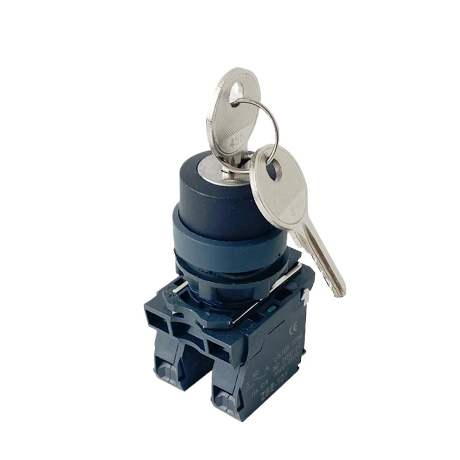 AARTERZZA Rotary Switch with Key XB5-AG33 Three Positions 2NO Rotating 22mm Opening Mounting Hole Control