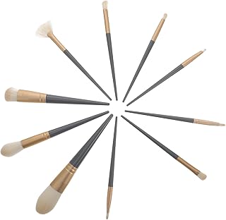 Uonlytech Juego de 10 brochas de maquillaje p...