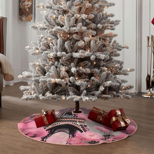 Jupe de sapin de Noël rustique pour cacher le pied et protéger le sol - 6